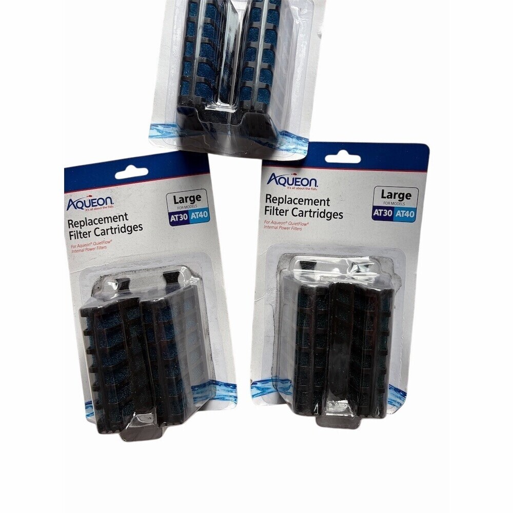 Aqueon QuietFlow Internal Filter Cartridges Large AT30/AT40 6 Pack - Picture 2 of 3